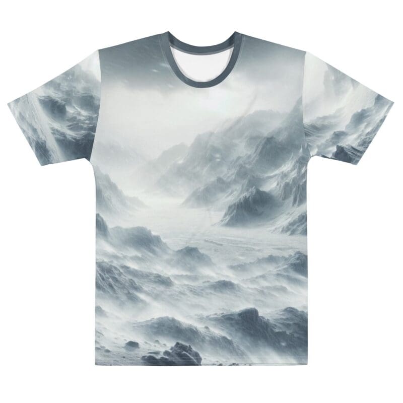 White Out Men's All-Over-Print Short Sleeve T-Shirt