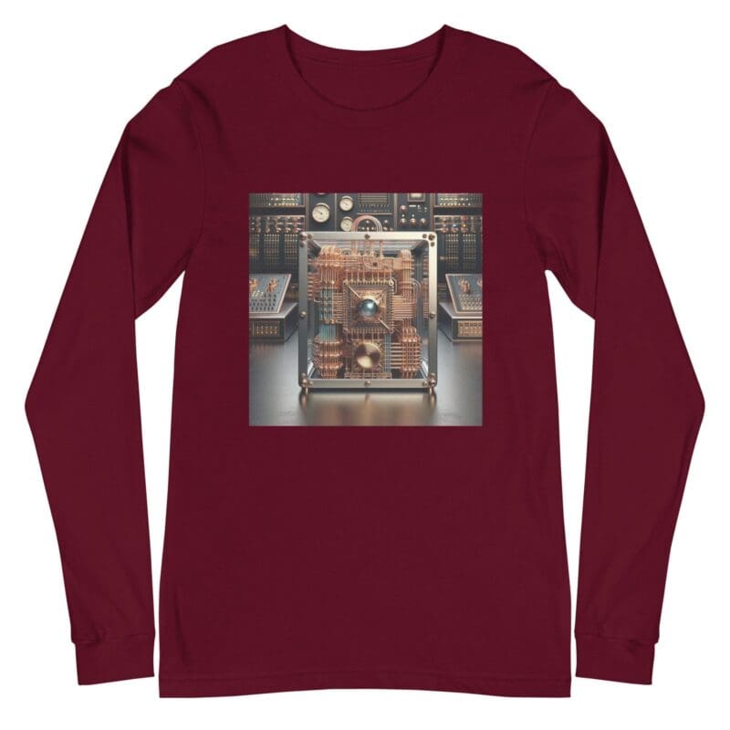 Quantum Computer Unisex Crew Neck Long Sleeve T-Shirt