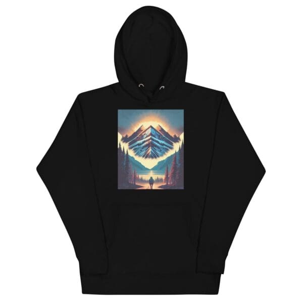 Telluric Traveler Long Sleeve Hoodie Sweatshirt