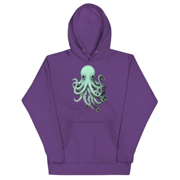 Octopus Unisex Crew Neck Long Sleeve Hoodie Sweatshirt