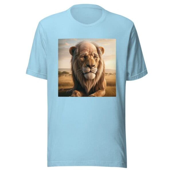 Middle-Aged Lion Unisex Crew Neck Short Sleeve T-Shirt