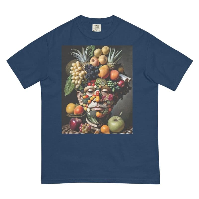 Fruit Face Crew Neck Short Sleeve T-Shirt