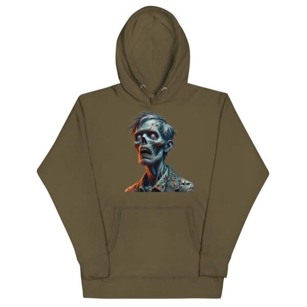 Zombie Long Sleeve Hoodie Sweatshirt