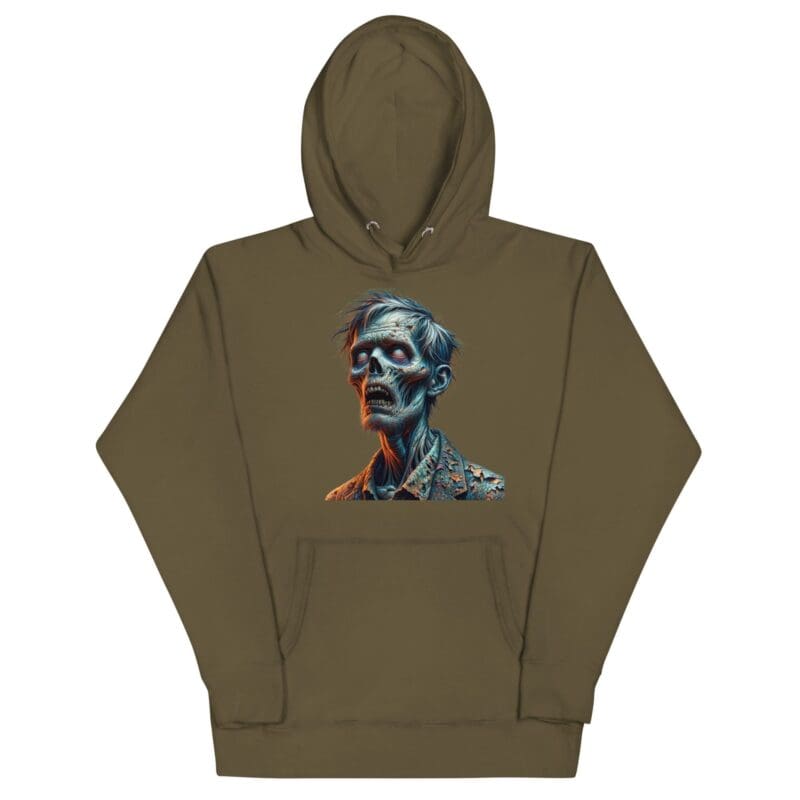 Zombie Long Sleeve Hoodie Sweatshirt