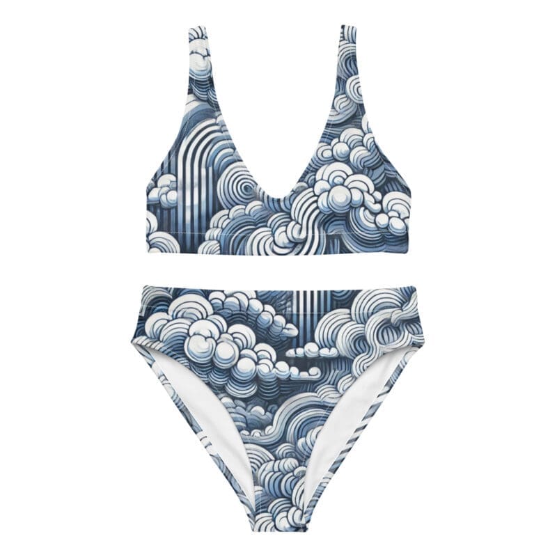 Cloudy Women's Recycled High-Waisted Bikini