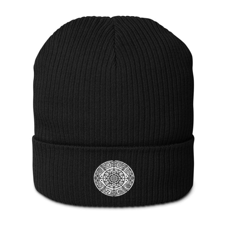 Mandala Organic Ribbed Beanie